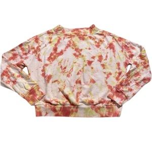 Anthropologie Pilcro Tie Dye Crop Sweatshirt M